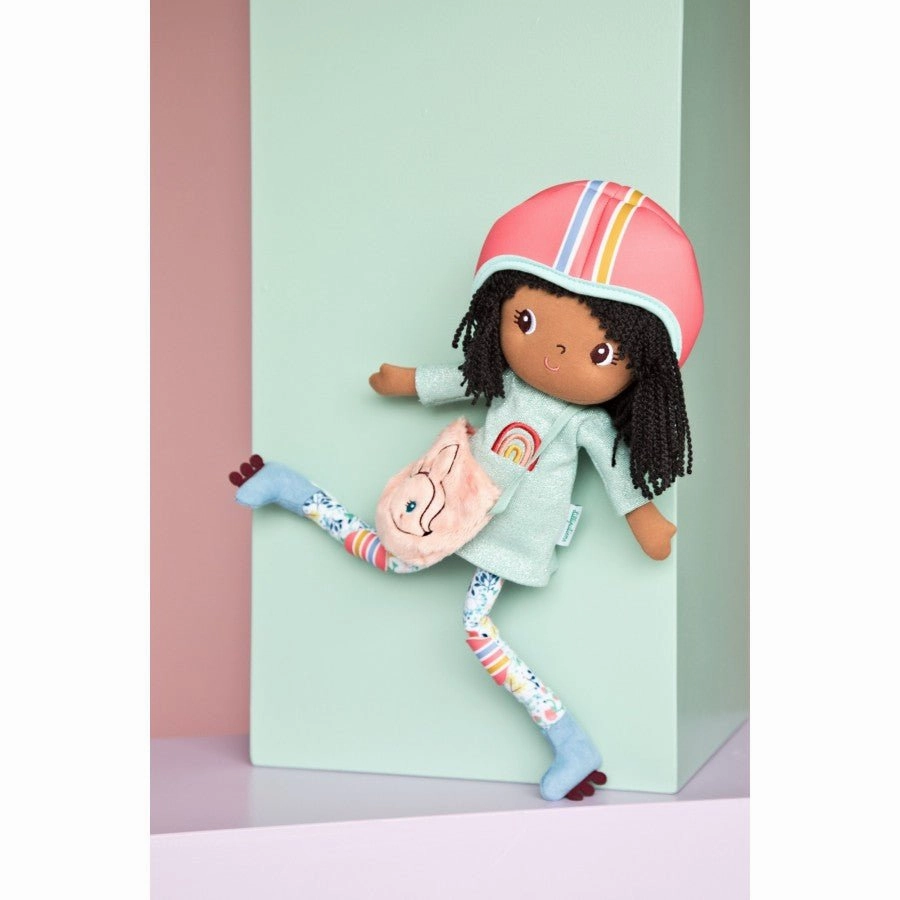 Lilliputiens Skater Doll Liza with Helmet and Bag Rendering Engine Song Composition