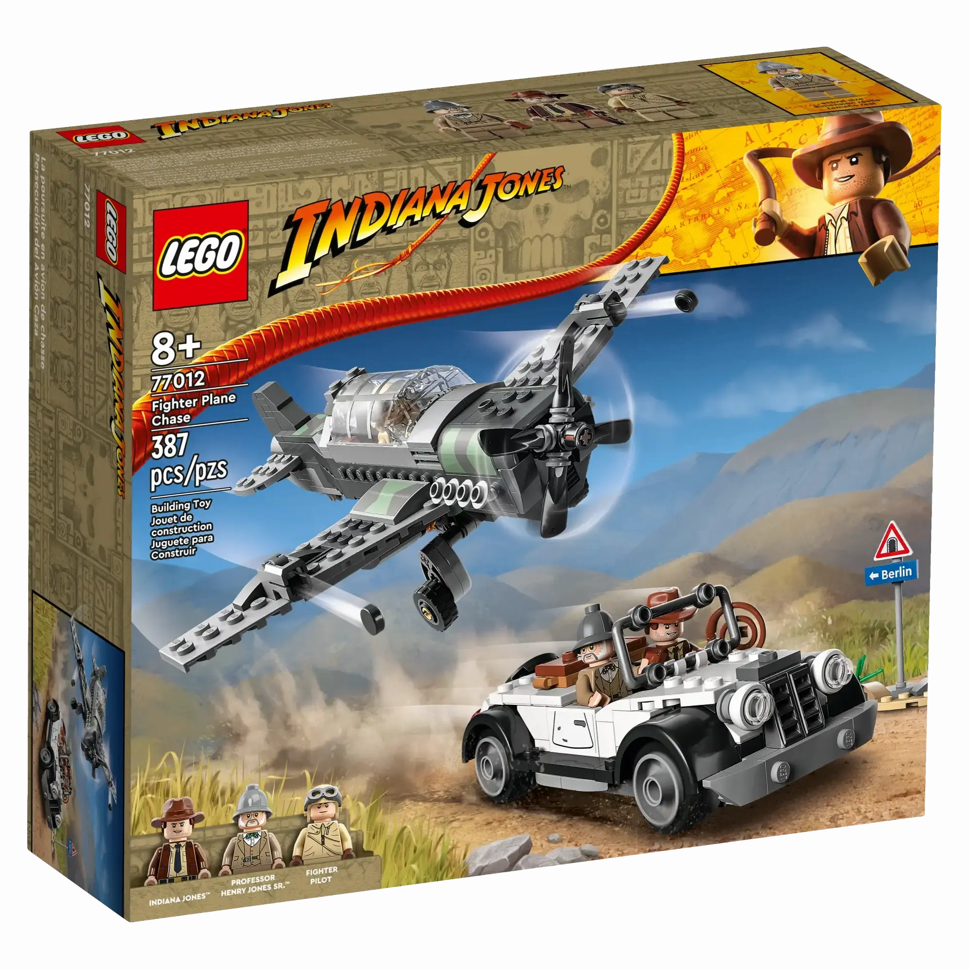 Hardship Face Voice controlled LEGO INDIANA JONES 77012 Fighter Plane Chase