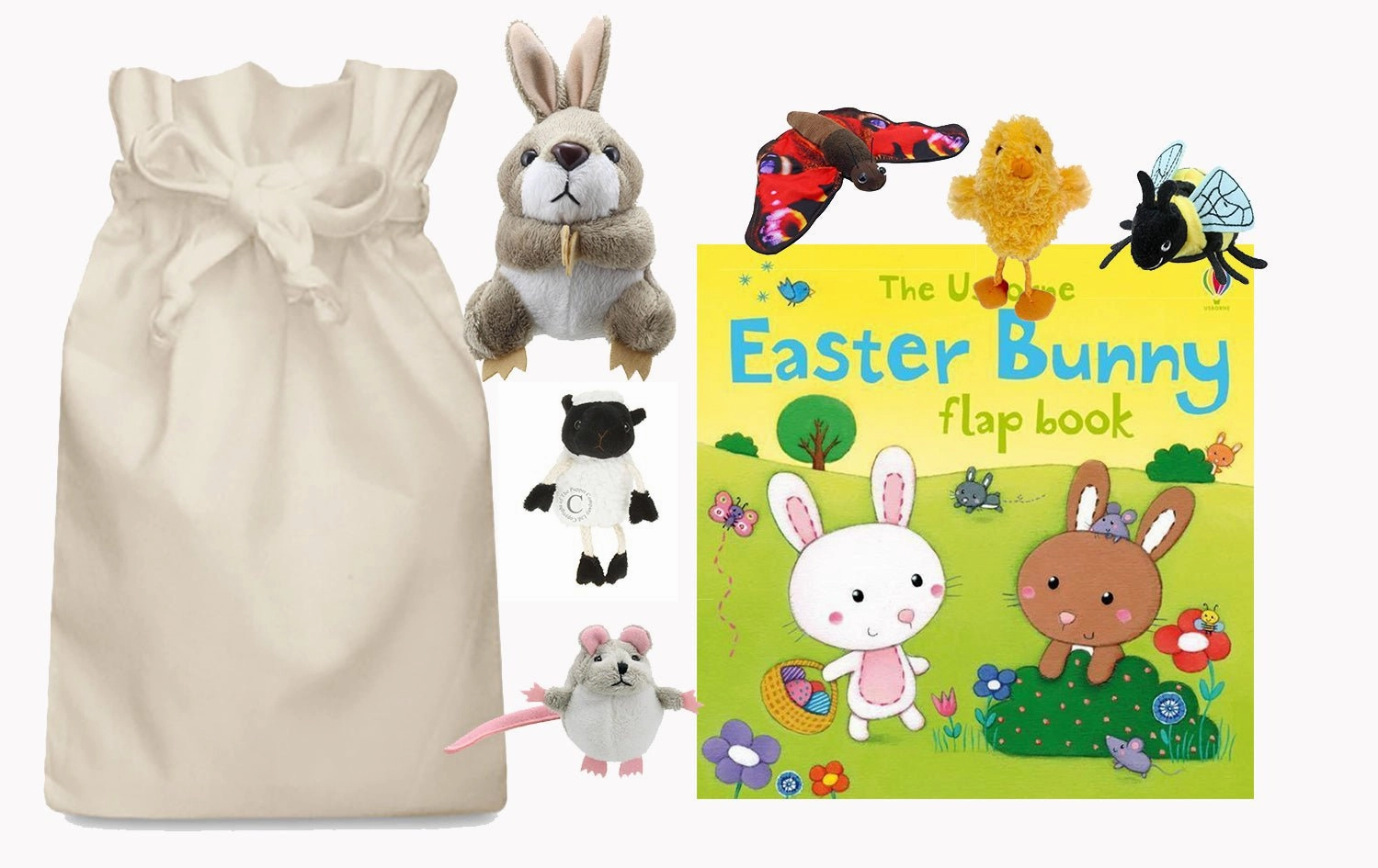 Game Creation Absorption Process Easter Bunny Story Sack with Puppet Company Finger Puppets