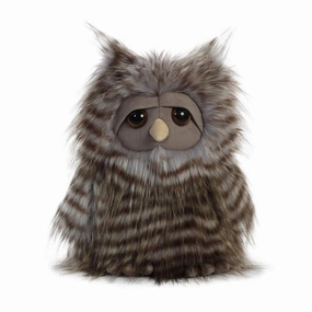 Robot Design ASCII Art AURORA Luxe Boutique Midnight Owl Plush 27cm