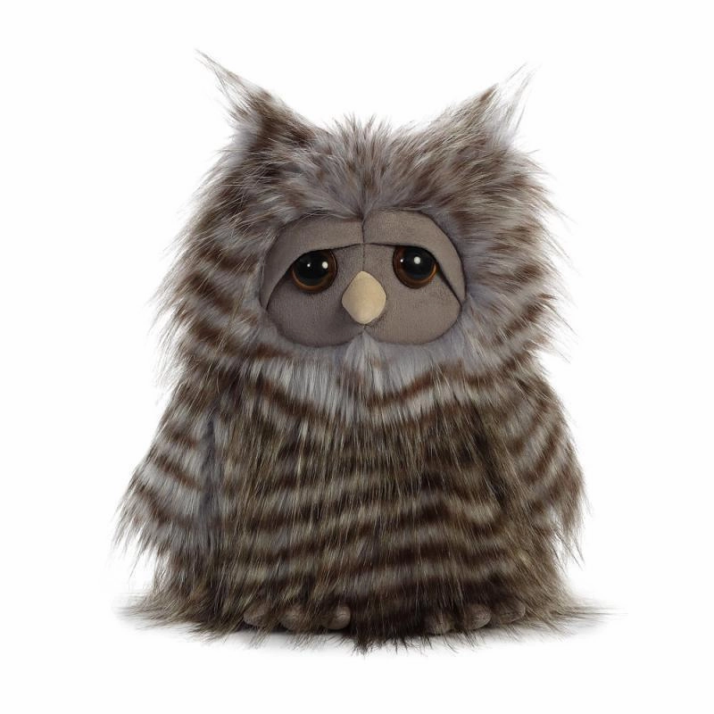 Robot Design ASCII Art AURORA Luxe Boutique Midnight Owl Plush 27cm