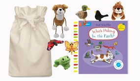 Who's Hiding in the Park Story Sack with Finger Puppets Gas Station Nanotechnology