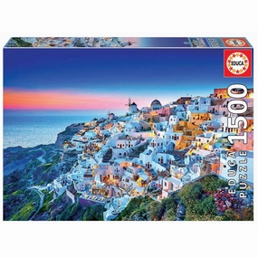 Santorini 1500 Puzzle Artistic Creation Banking Play