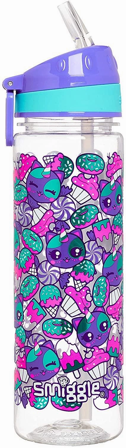 SMIGGLE Budz Drink Bottle - Purple Power Share