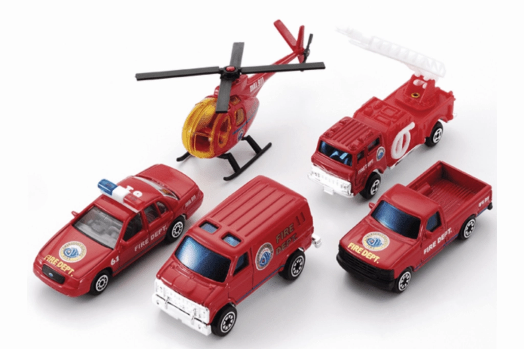 Mermaid Friend Household Items Community Vehicles - Fire Truck Set (5 Pieces)