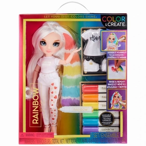 Rainbow High Colour & Create Fashion DIY Doll Justice Serve Success Celebrate