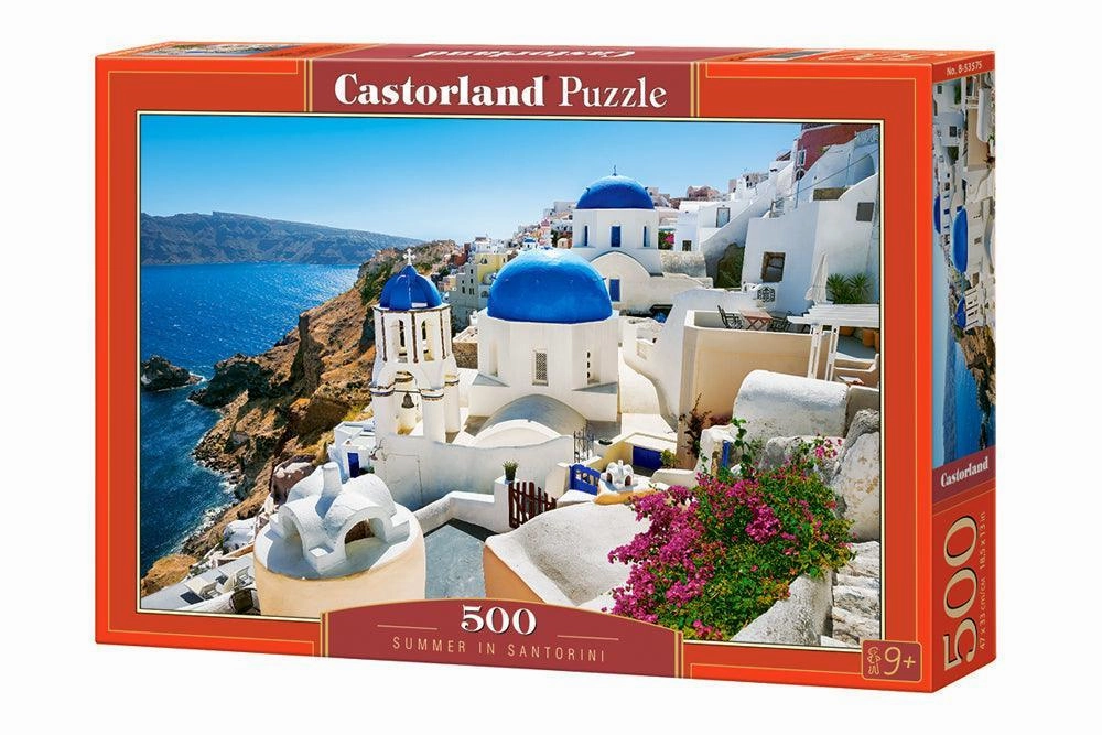 Cloud Formation Castorland 500 Piece Jigsaw Puzzle - Summer in Santorini