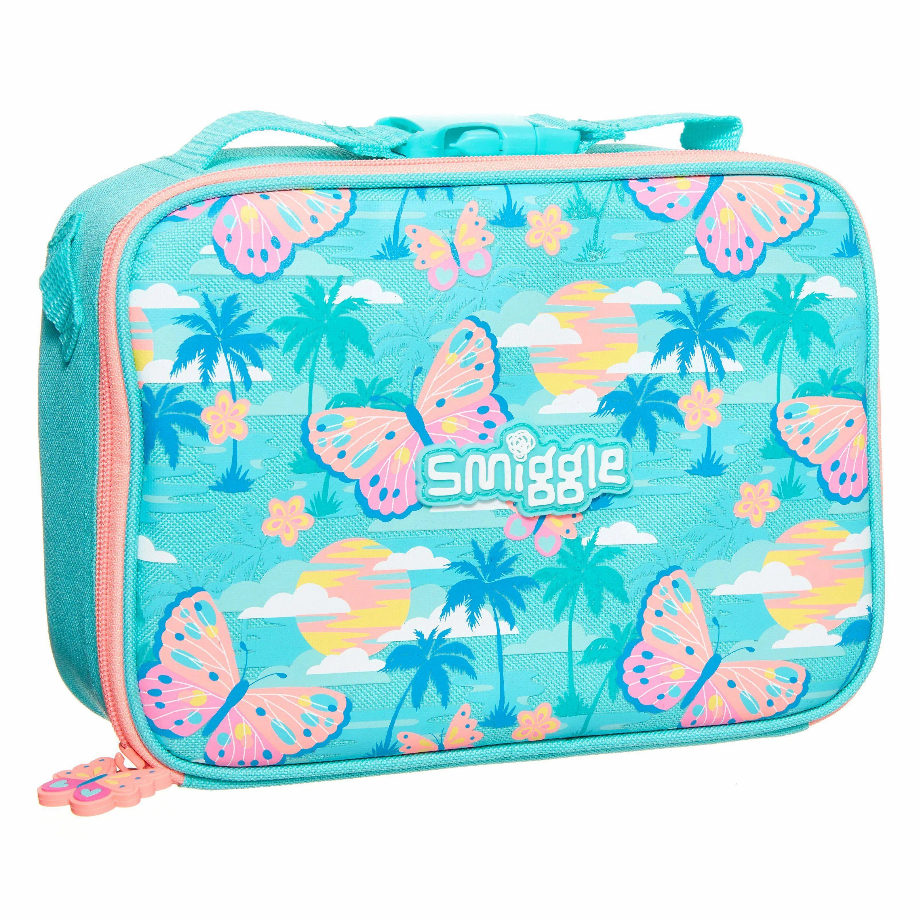 Appreciation Demonstrate SMIGGLE Explore Attachable Square Lunchbox, Blue-Pink