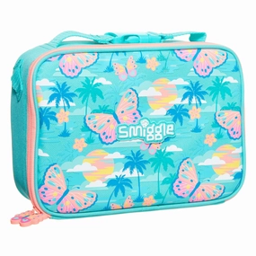 Appreciation Demonstrate SMIGGLE Explore Attachable Square Lunchbox, Blue-Pink