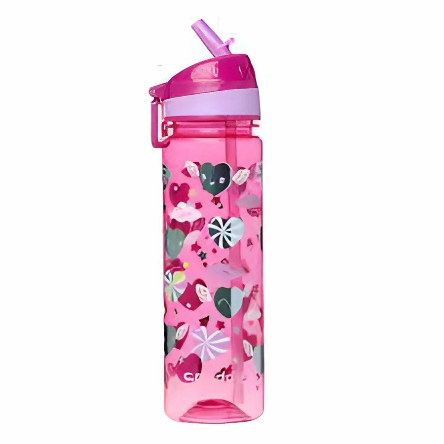 SMIGGLE Universe Drink Bottle 660Ml - Pink Presentation Skill Number Puzzle