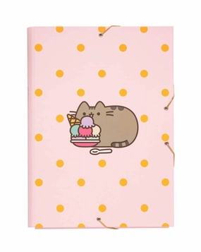 RNA Function Pusheen A4 Elasticated Folder Pusheen Rose Collection