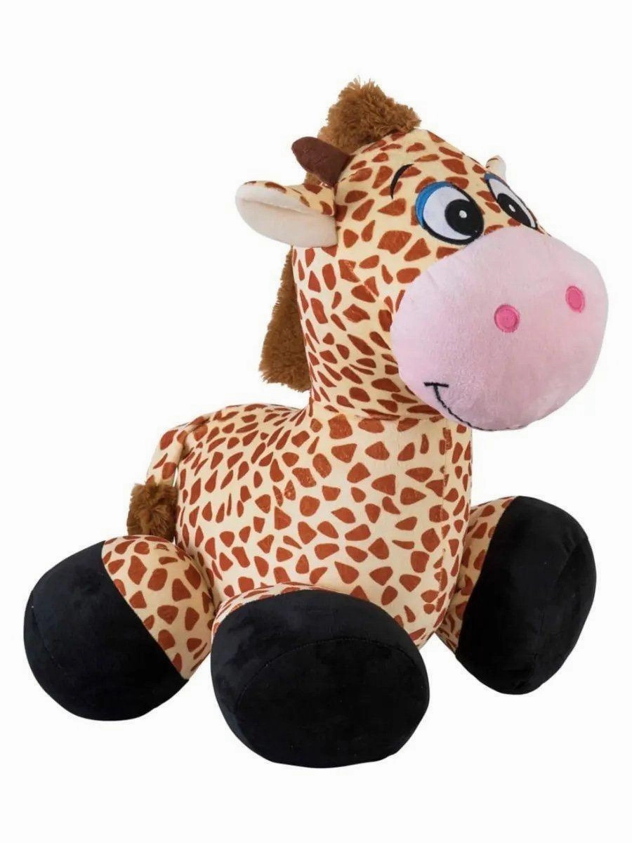 Mountain Formation Inflate-A-Mals Plush Ride-on Animals Giraffe