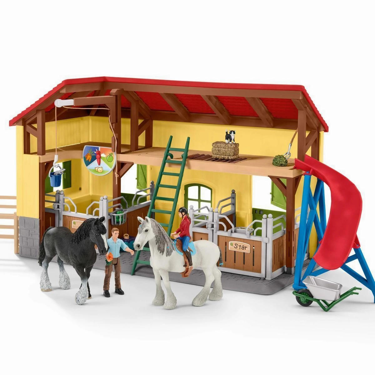 Schleich 42485 Rider Stable Playset Trust Build Molecular Bond