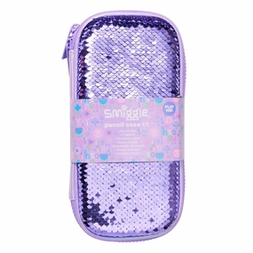Cosmic Ray Smiggle Sequins Magic Small Hardtop Stationery Gift Pack - Lilac
