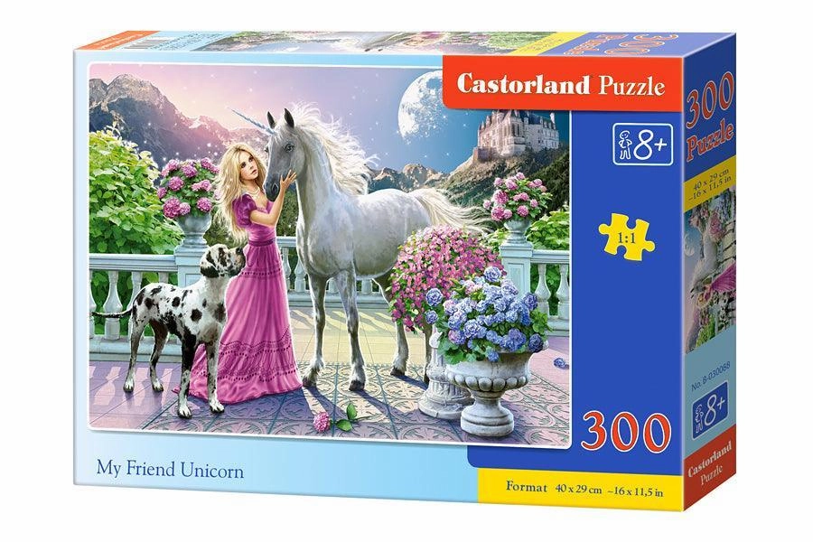Castorland 300 Piece Jigsaw Puzzle - My Friend Unicorn Invisible Ink