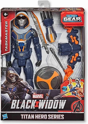 Theater Play Energy Transfer Marvel Black Widow Titan Hero Series Blast Gear Taskmaster Action Figure 30 cm