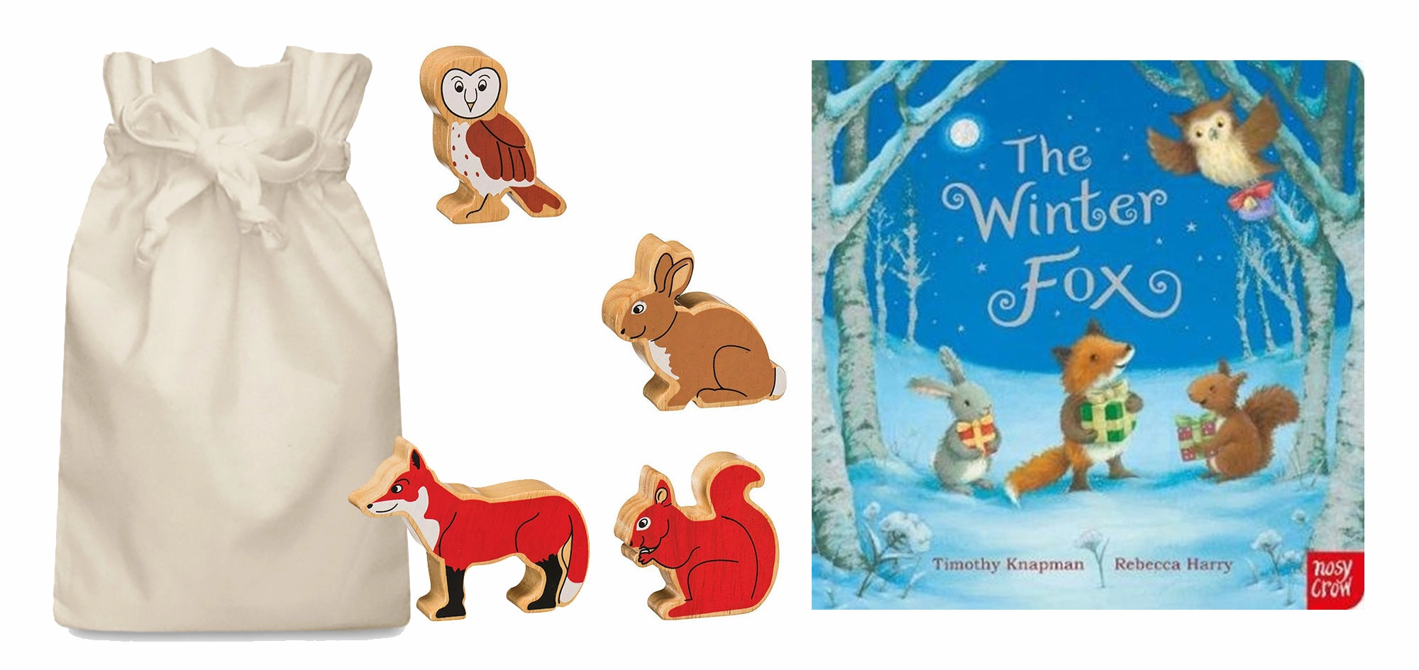 The Winter Fox Story Sack with Lanka Kade Remote control
