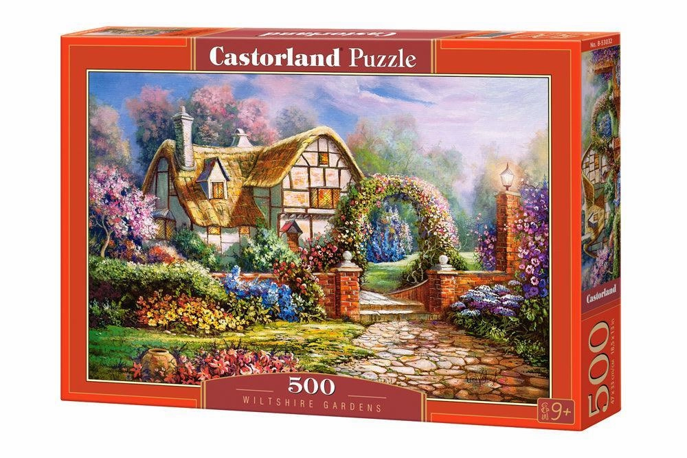 Tornado Model Test Tube Castorland 500 Piece Jigsaw Puzzle - Wiltshire Gardens