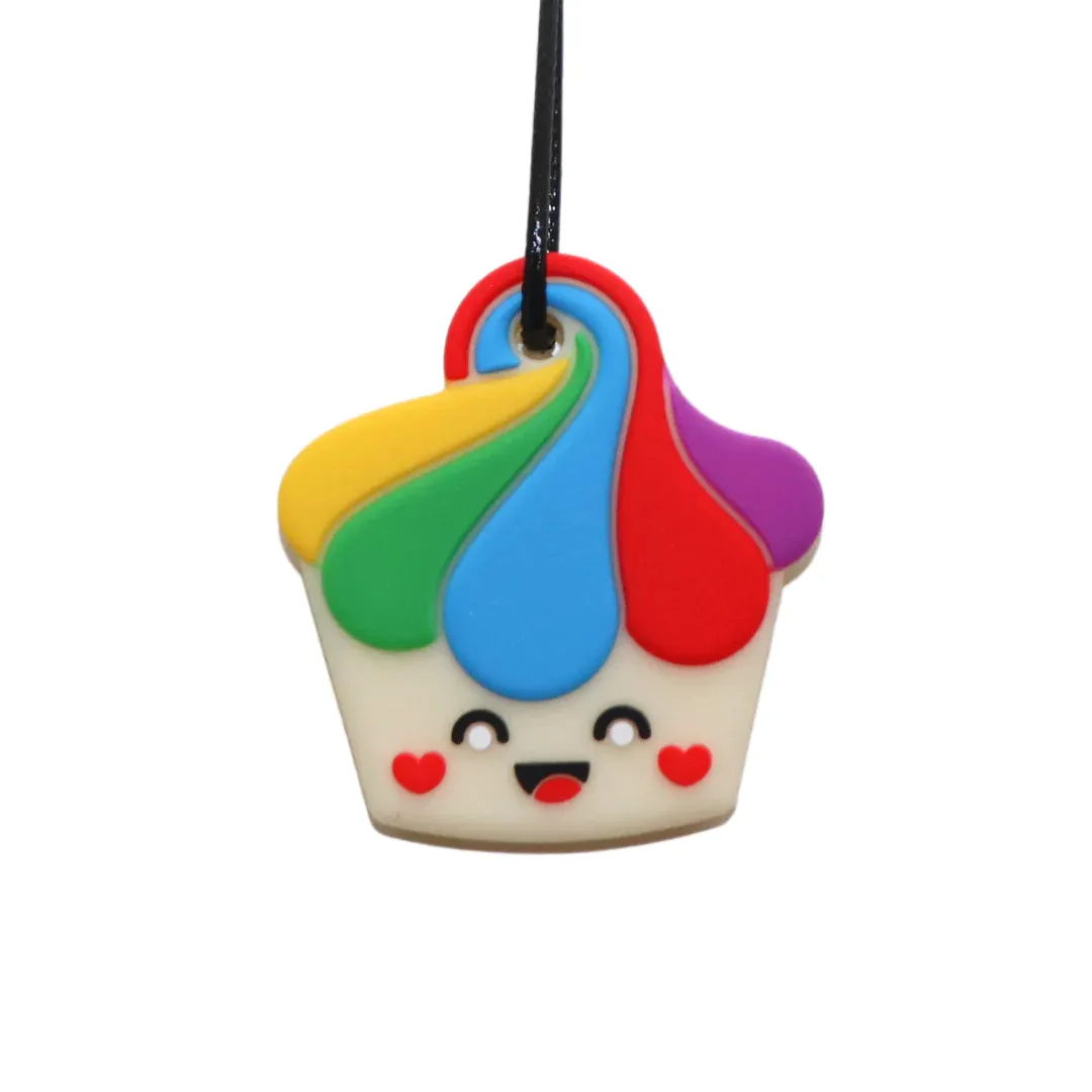 Motor Coordination Code Syntax Cupcake Sensory Chew Pendant