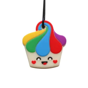Motor Coordination Code Syntax Cupcake Sensory Chew Pendant
