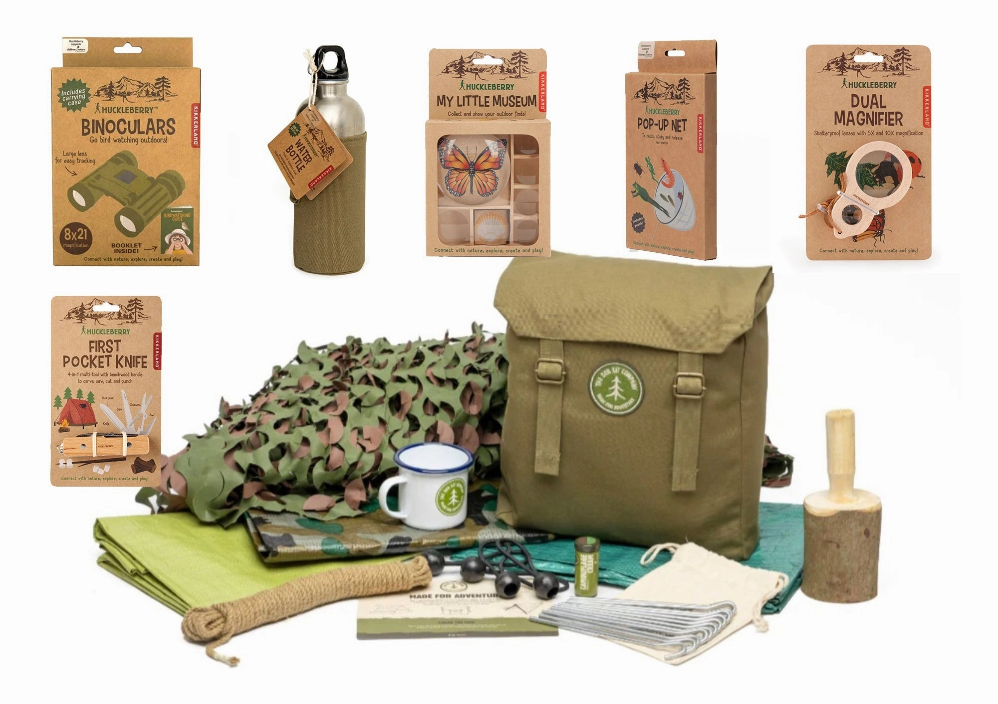 Story Creation Quest Complete Den Kit and Huckleberry Large Outdoor Bundle