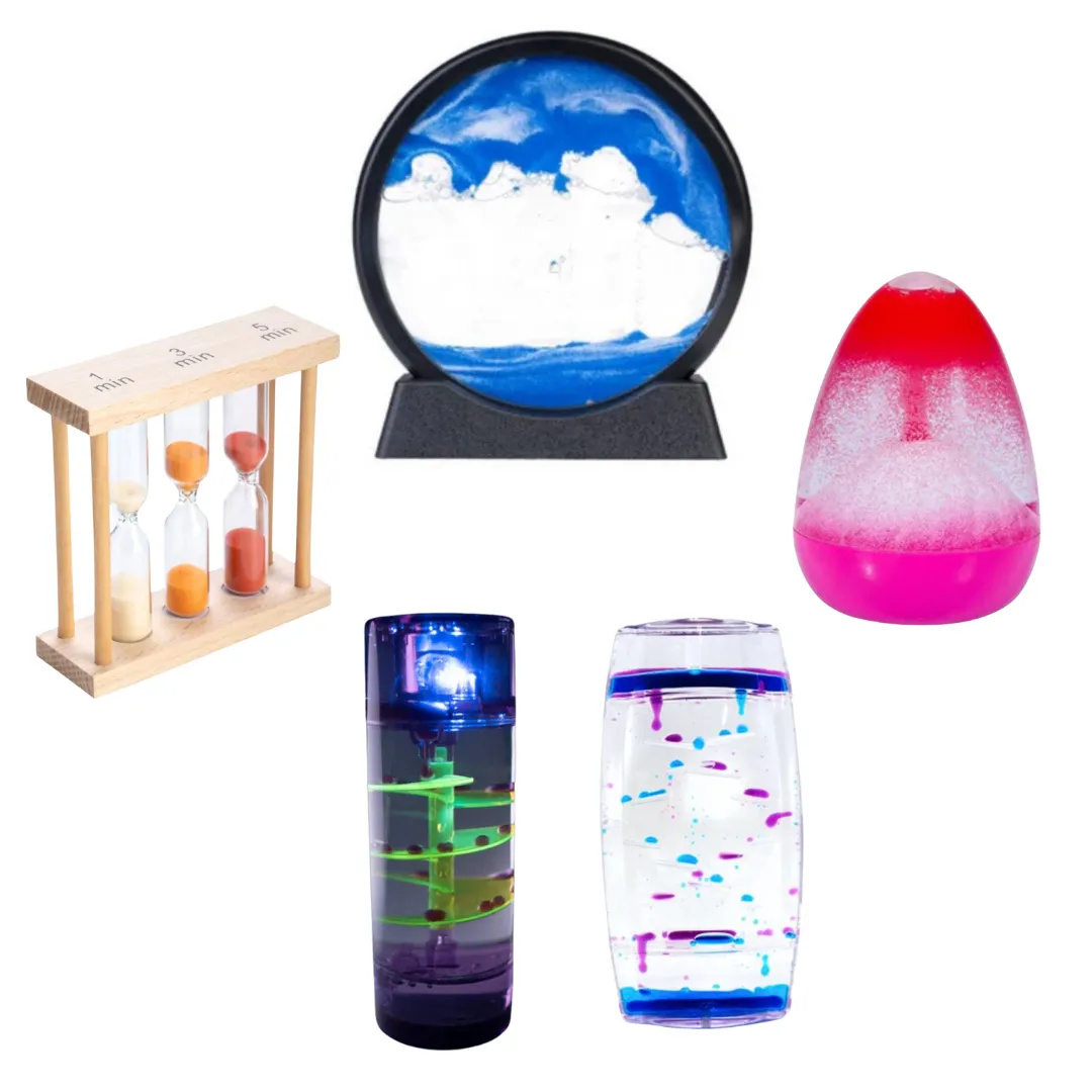 Glow In Dark Lead Free Classroom Sensory Timers Bundle
