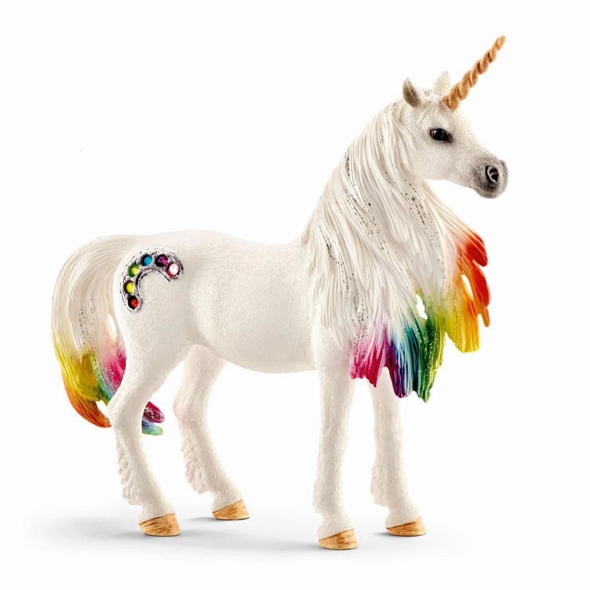Schleich 70524 Bayala Rainbow Unicorn Mare Horse Toy Figure Fabric Toy Bar Elevate