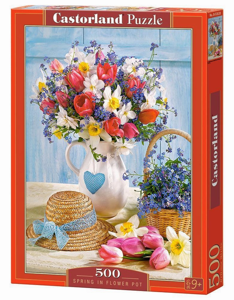 Performance Indicator Castorland 500 Piece Jigsaw Puzzle - Spring in Flower Pot