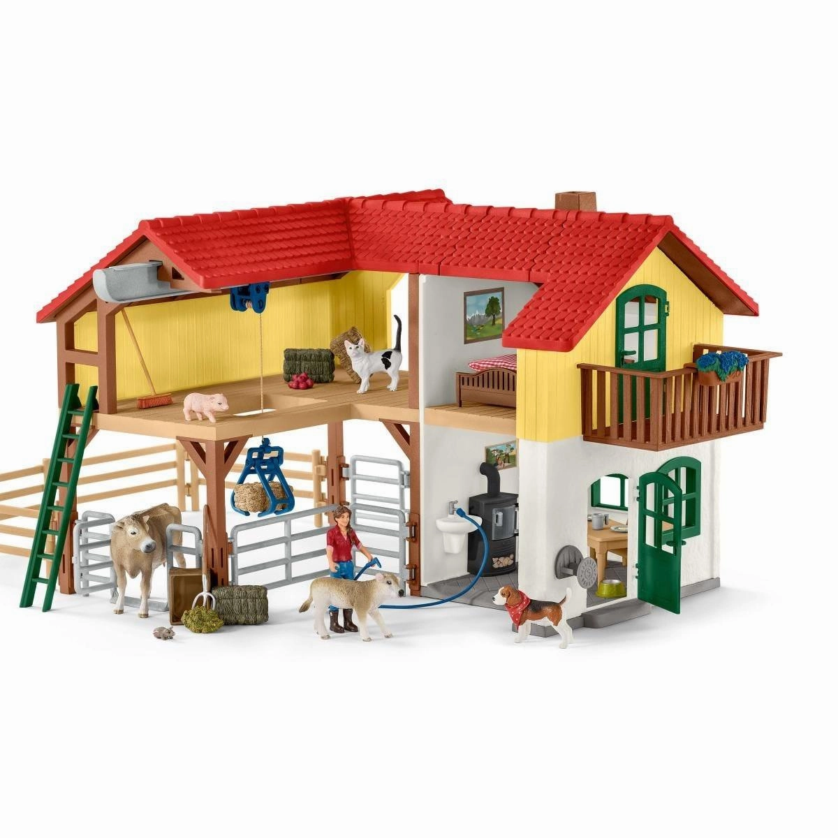 Cell Division Hardship Face SCHLEICH 42407 Farm World Large Farm House