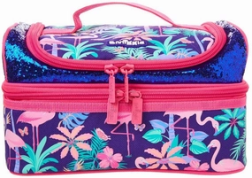 SMIGGLE Paradise Double Decker Lunchbox - Purple Music Composition