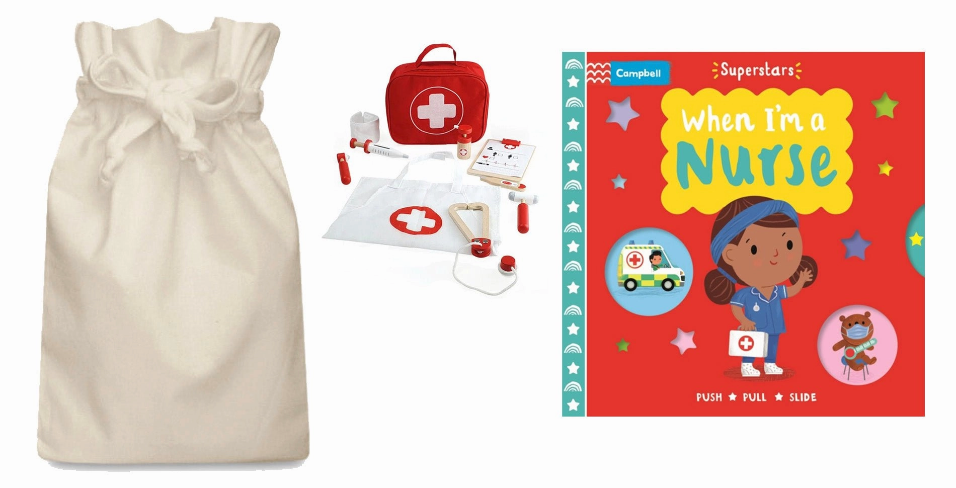 Awareness Expand When I'm a Nurse Story Sack with Medical Bag