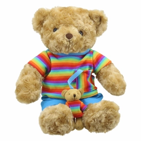 Wilberry Rainbow Bear with Baby Bear Forest Discovery Visual Stimulation