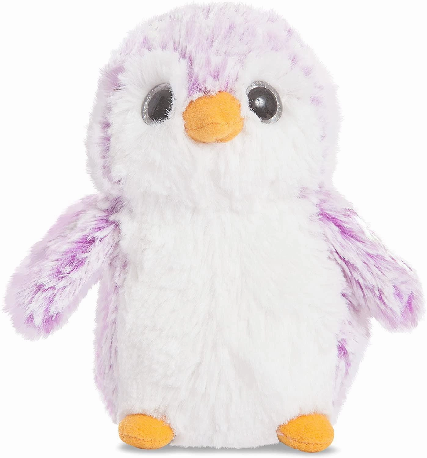 AURORA 73889 Pompom Penguin Plush 15cm - Purple/White Biology Kit Authority Delegate