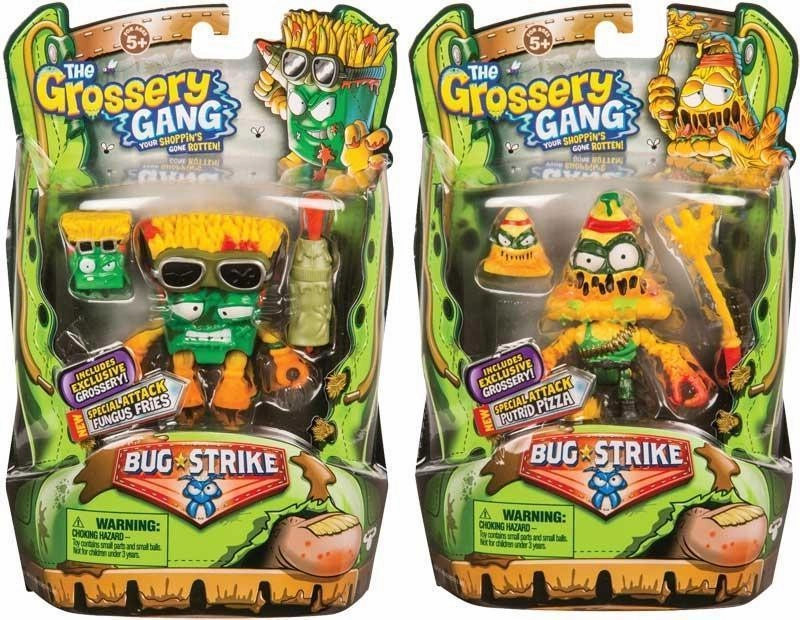 Binary System Ski Equipment Grossery Gang Action Figures Series 4 Bug Strike - Assortment