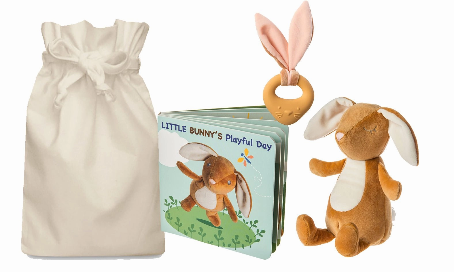 Leika Little Bunny Story Sack with Soft Toy and Teether Weighing Scale Discussion Group