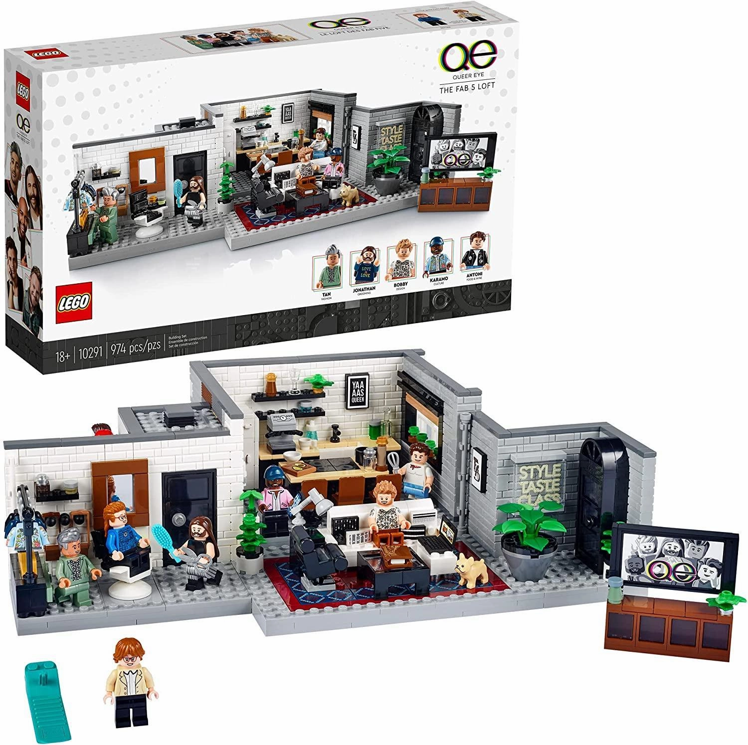 LEGO 10291 Queer Eye ?C The Fab 5 Loft Sound Design