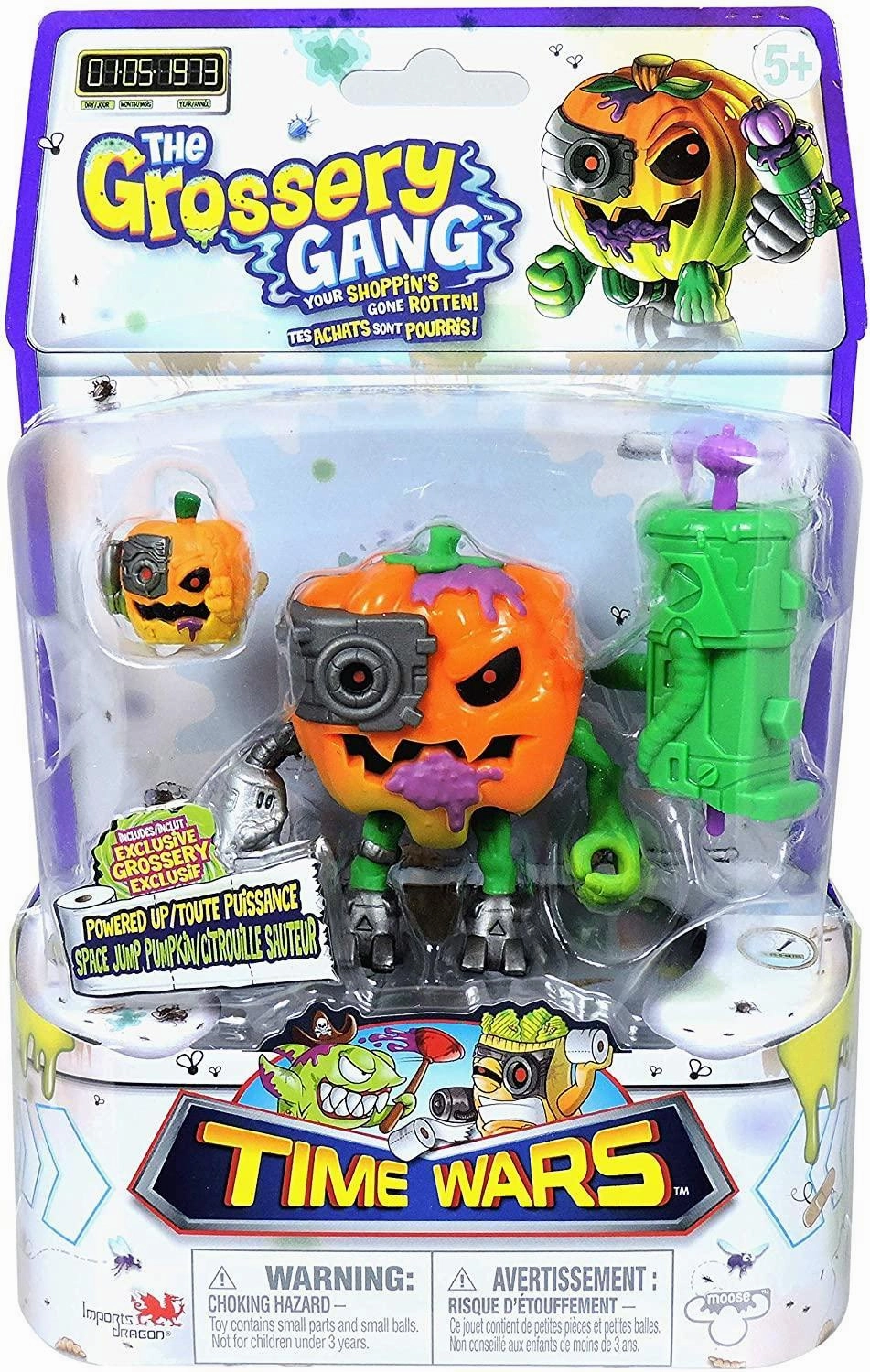 Grossery Gang The Time Wars Action Figure Playset - Assorted Math Whiz Ice Skate