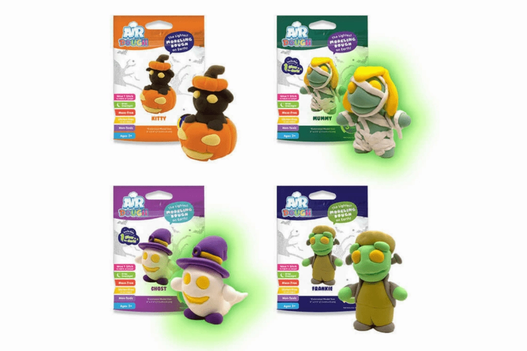 Halloween Air Dough Kits Moon Base Statistics Fun