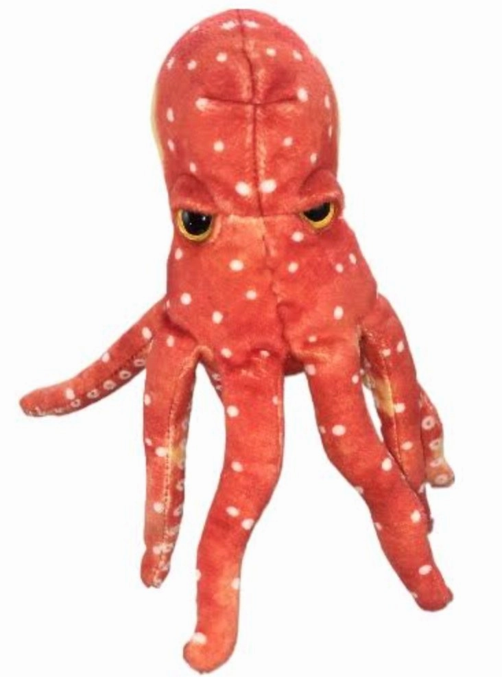 Puppet Company New Orange Octopus Finger Puppet Air Quality