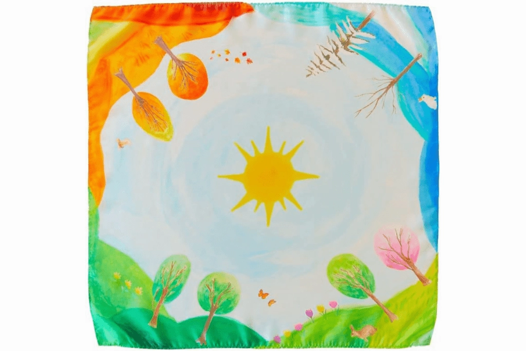 Sarah's Silks Playmap - Circle of the Sun Surf Board