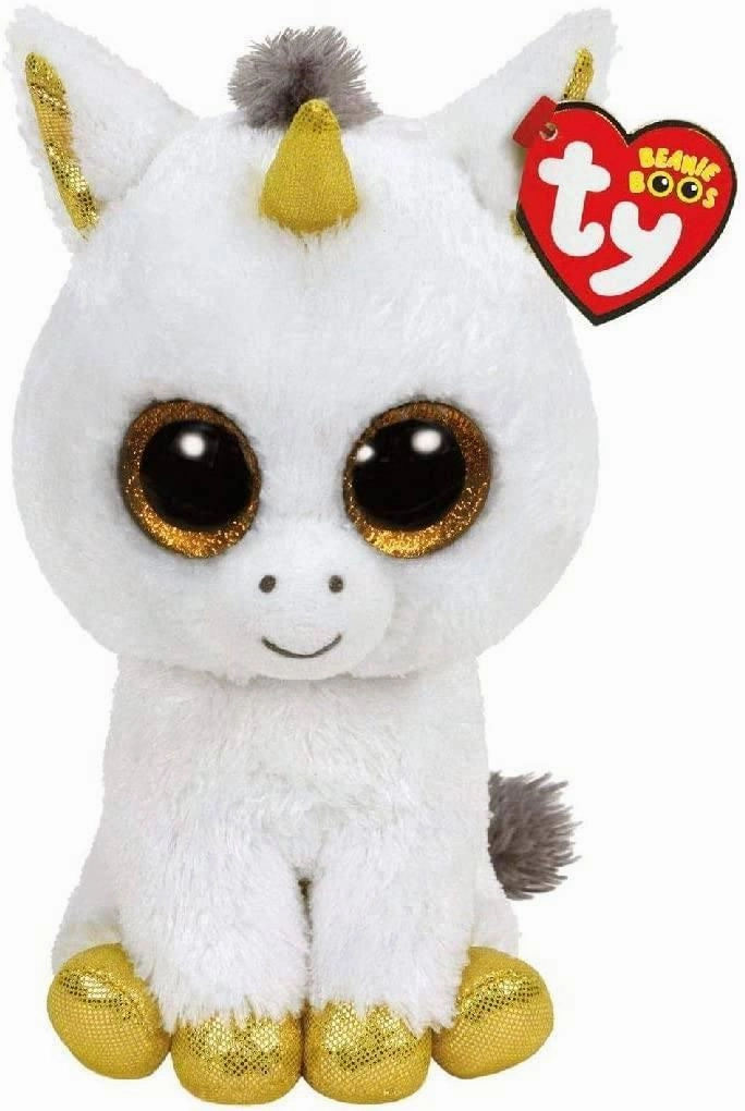 Ty Beanie Boo Pegasus The Unicorn Buddy Plush 24cm birthday party Card Tower