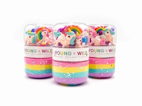 Rainbow Unicorn Grab & Go Dough Jar stress relief World Cup