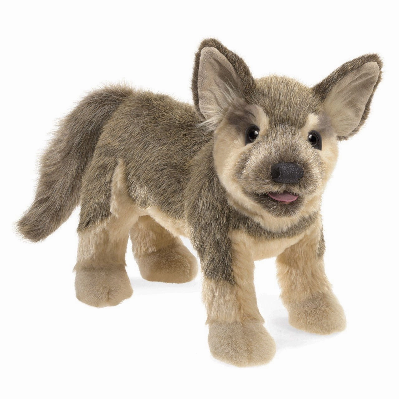 German Shepard Puppy Hand Puppet from Folkmanis Calming Effect