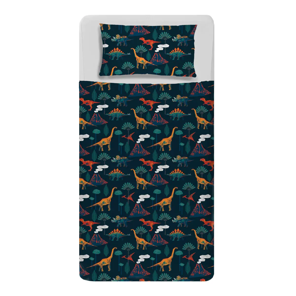 Castle Building Website Building Dinosaur Sensory Compression Bed Sheet