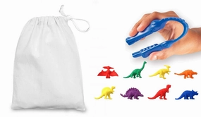 Spelling Bee Dinosaur and Gator Tweezers Party Bag