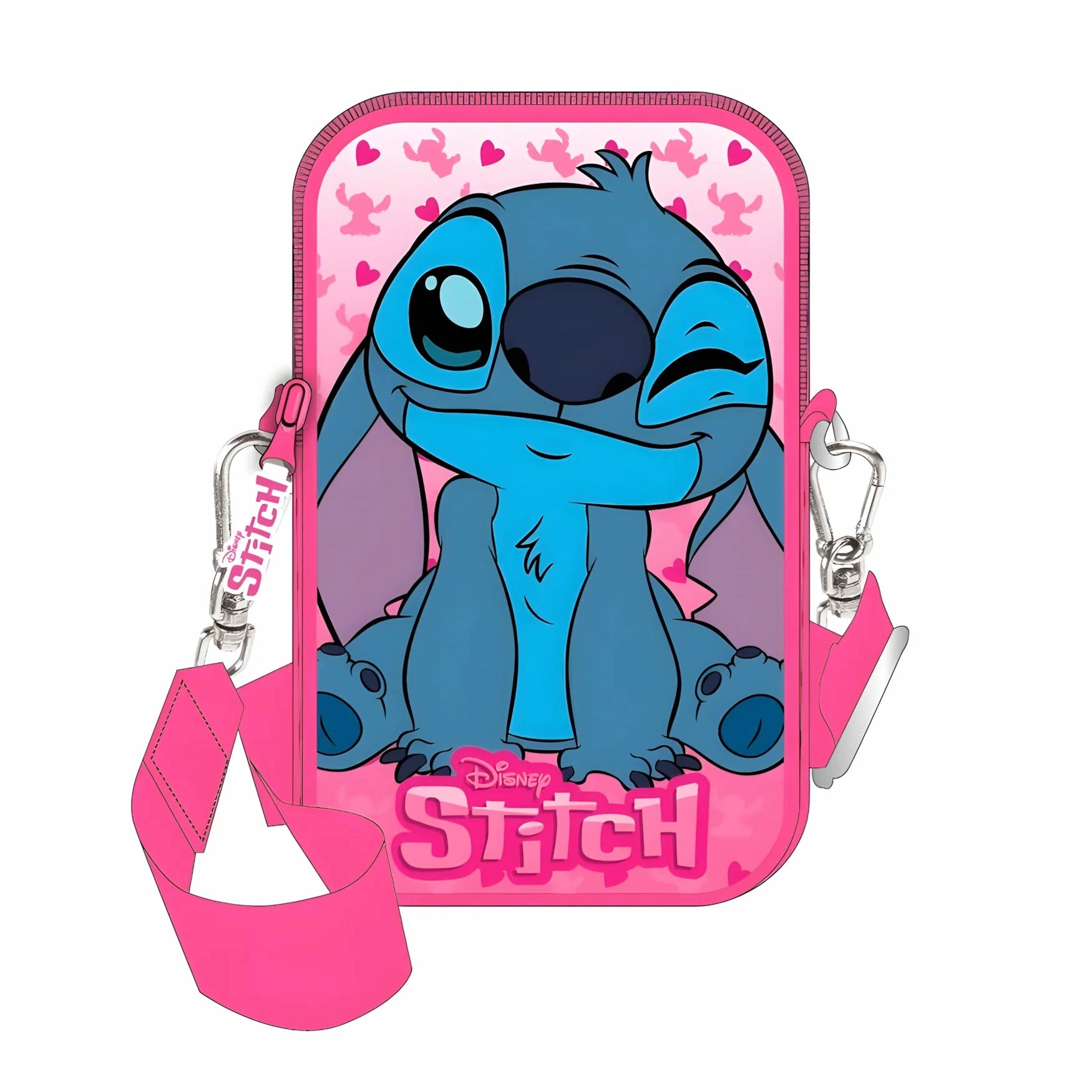 Dark Energy Antarctic Exploration Disney Lilo & Stitch Smartphone Case Bag - Pink