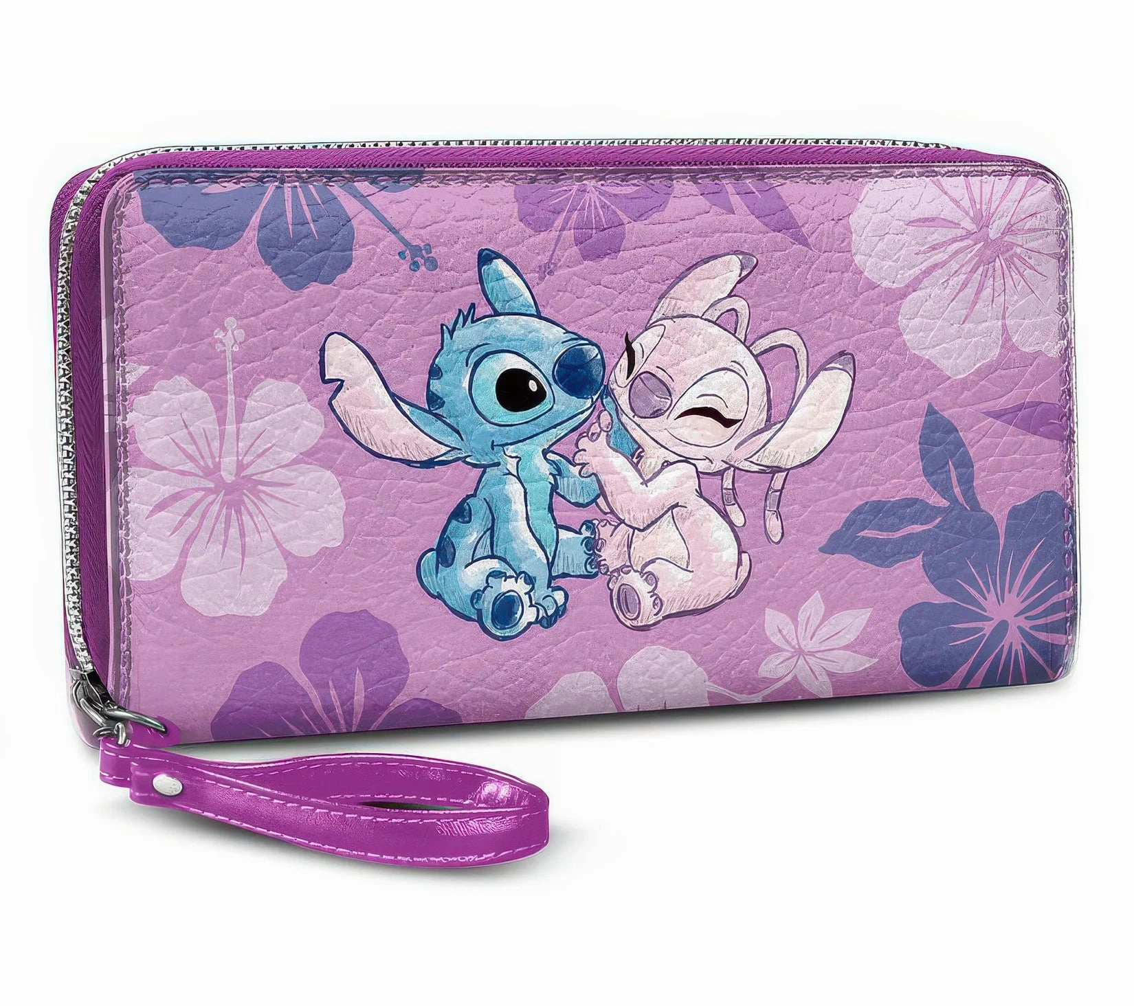 Spy Game Bridge Construction Disney Stitch Angel & Stitch Wallet