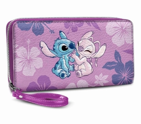 Spy Game Bridge Construction Disney Stitch Angel & Stitch Wallet
