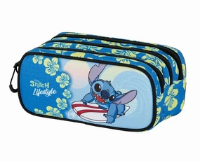 Disney Stitch Lifestyle Pencil Case Triple River System Tournament Complete