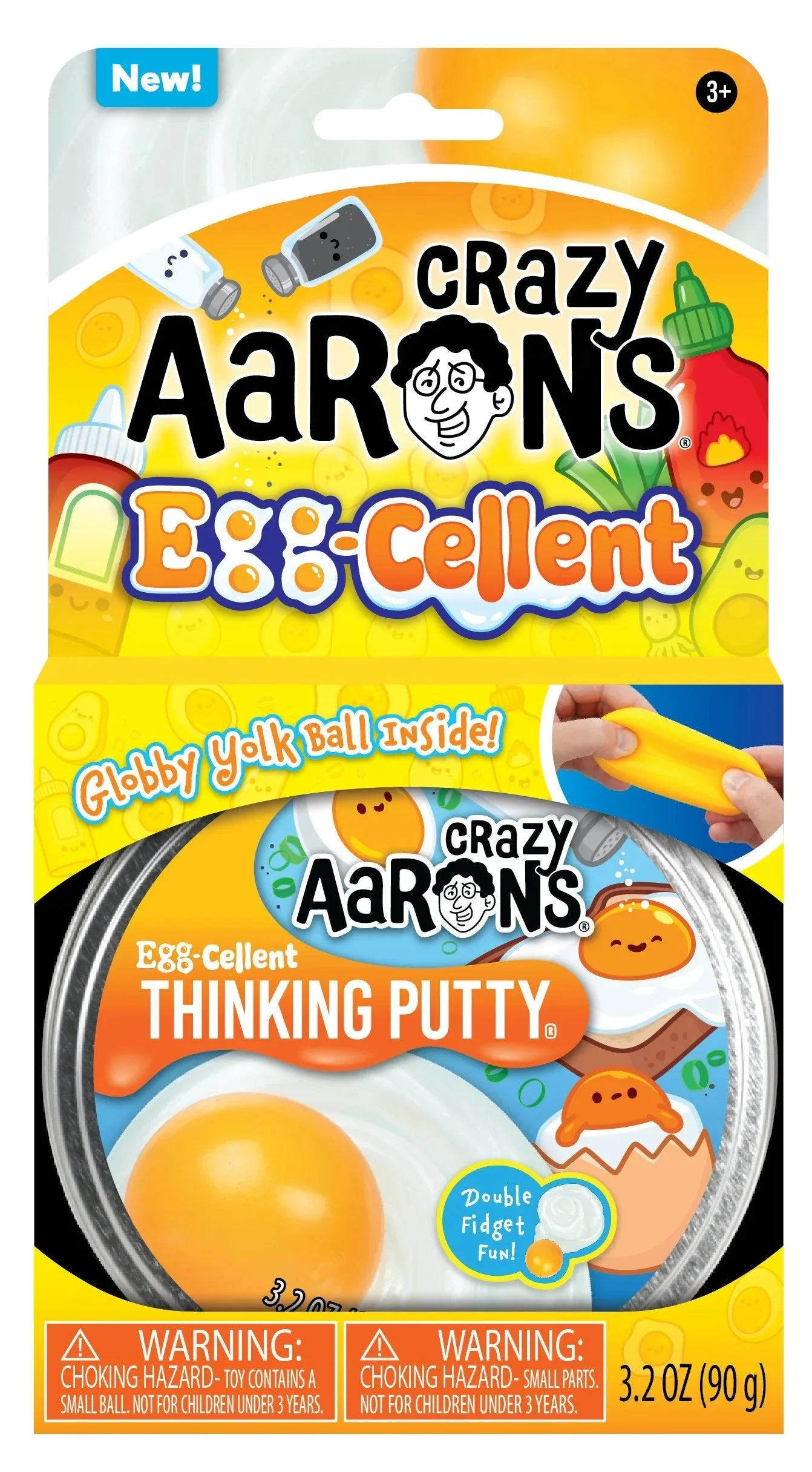 Aarons Thinking Putty Eggcellent - 4 Inch Tin Science Kit Human Body